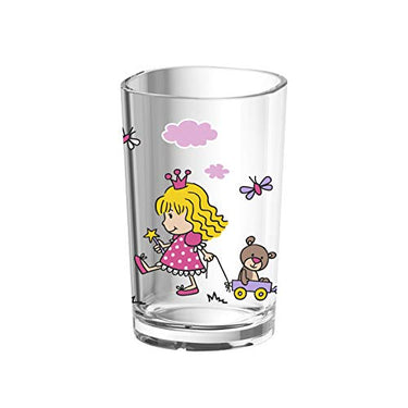 emsa Kinder-Trinkglas Kids, 0,2 Liter, Motiv: Princess, Bunt, 516274, Pink im Sale